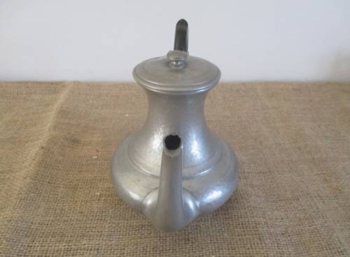 Rare..Cornish Pewter Hand Hammered T/Pot by J Dixon & Sons England For Carmichael & Evans Cape Town