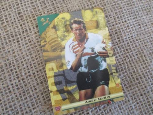 Haak Vrystaat !!!  1996 Springbok World Cup Sports Deck Card      Andre Venter