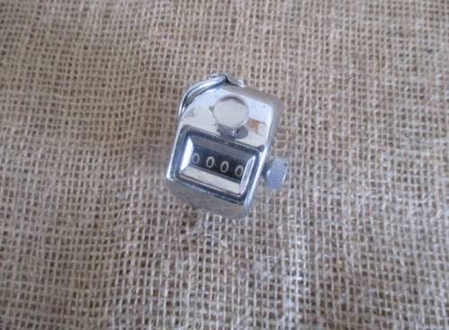 Count Your Money...Anything...Even Your Blessings!!! An Old Handheld Metal Simplex Sheep Counter