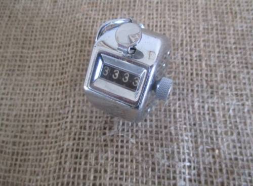 Count Your Money...Anything...Even Your Blessings!!! An Old Handheld Metal Simplex Sheep Counter