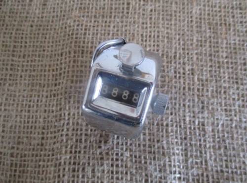 Count Your Money...Anything...Even Your Blessings!!! An Old Handheld Metal Simplex Sheep Counter