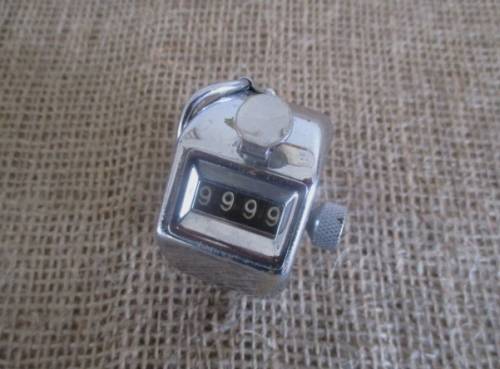 Count Your Money...Anything...Even Your Blessings!!! An Old Handheld Metal Simplex Sheep Counter