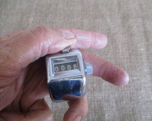 Count Your Money...Anything...Even Your Blessings!!! An Old Handheld Metal Simplex Sheep Counter