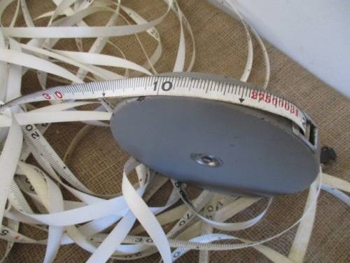 Vintage 30m Eslom Non-Metallic Tape Measure In Fiber Glass Casing    Made In Japan