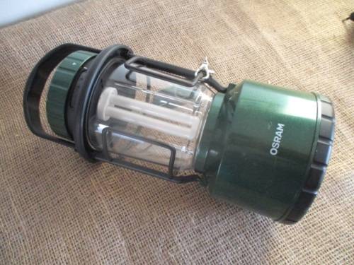 Beautiful Rechargeable Osram Green Camping Latern      Complete & Working