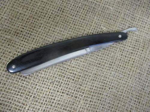 An Antique/Vintage Pearson & Sons Cut Throat Razor   Norwich + Haan Solingen Cremer Carton Holder