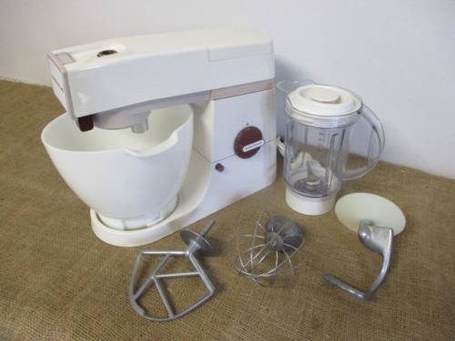 A Vintage A9010 Kenwood Chef With Original Bowl, Accessories And Liquidiser     1976