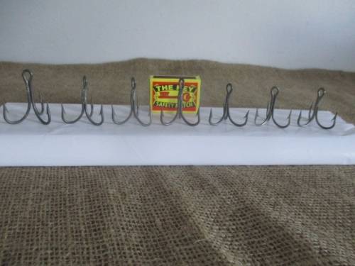 Relisted - A Lot Fishing Tackle Stuff In Mustad & Son Carton Holder