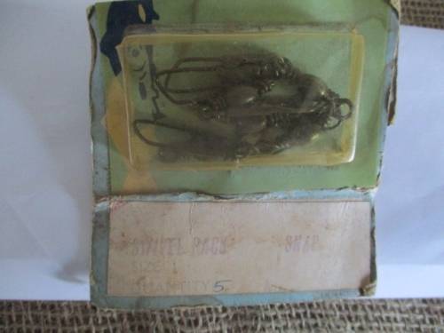 Relisted - A Lot Fishing Tackle Stuff In Mustad & Son Carton Holder