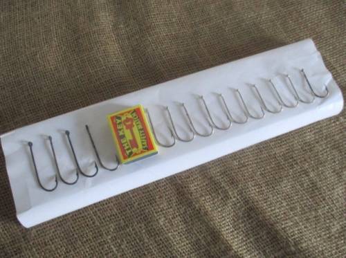 Relisted - A Lot Fishing Tackle Stuff In Mustad & Son Carton Holder