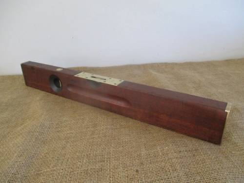 Very Rare Wood And Brass Stanley No 03 Sweatheart 24" Water Level     Made In USA     Early 1900's