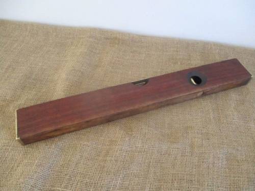 Very Rare Wood And Brass Stanley No 03 Sweatheart 24" Water Level     Made In USA     Early 1900's