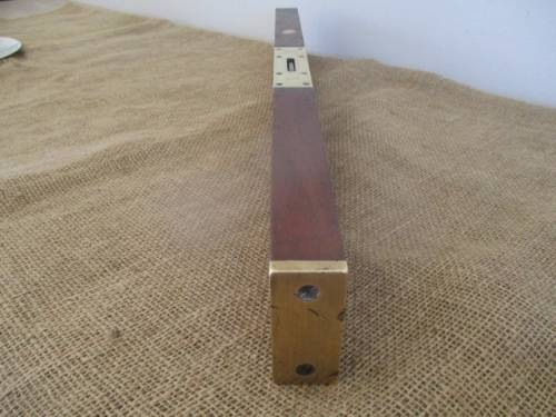 Very Rare Wood And Brass Stanley No 03 Sweatheart 24" Water Level     Made In USA     Early 1900's