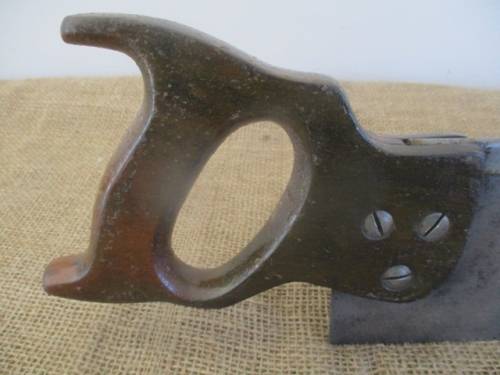 Nice Vintage Disston 14 Inch Back Saw           Made In Canada
