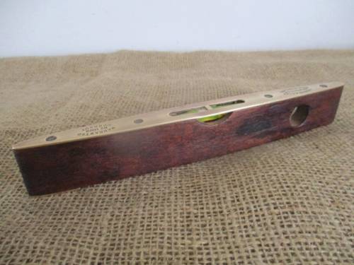Antique J. Rabone & Sons No1626 Warranted Correct Boat Type Spirit Level Birmingham  England