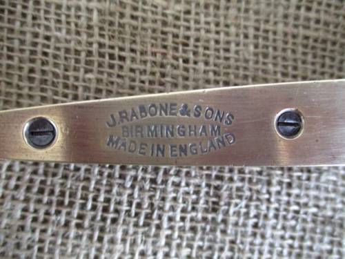 Antique J. Rabone & Sons No1626 Warranted Correct Boat Type Spirit Level Birmingham  England
