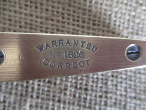 Antique J. Rabone & Sons No1626 Warranted Correct Boat Type Spirit Level Birmingham  England