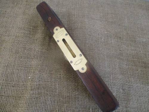 An Antique Wood And Brass J Rabone & Sons 12 Inch Spirit Level     Made In England, Birmingham