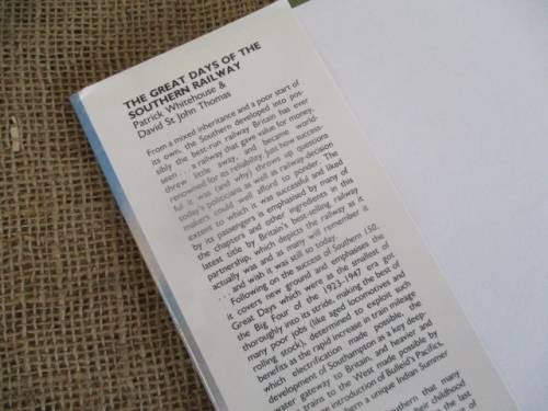 The Great Days Of The Southern Railway By Patrick Whitehouse & David St John Thomas