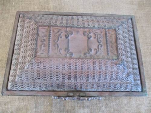 So Classy And Tasteful.....Lovely Vintage Ornate Metal Jewelry Box