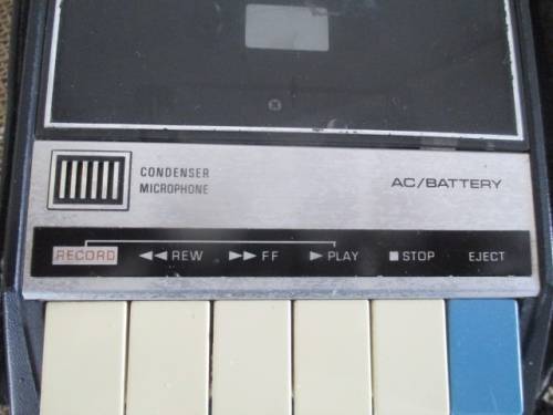 Vintage National Panasonic AC/Battery Cassette Tape Recorder   Model RQ - 209MS   Made In Japan