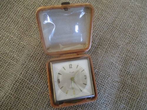 Cute Vintage Kienzle Travel Clock                       Made In Germany