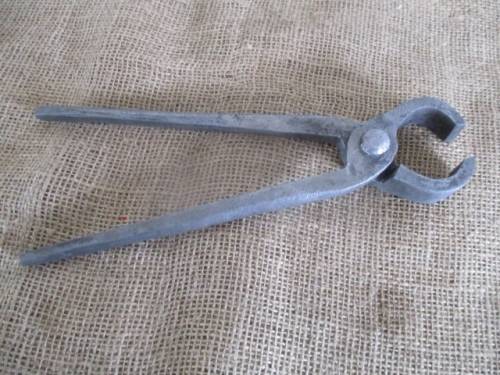 Remember The Blacksmith In Your Village.......Antique Solid Steel Blacksmith Tong