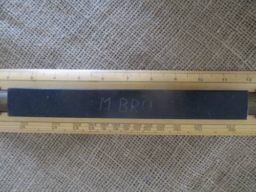 Antique Harling Brass & Steel Nautical Parallel Rolling 14" Ruler In Original Carton Container  1954