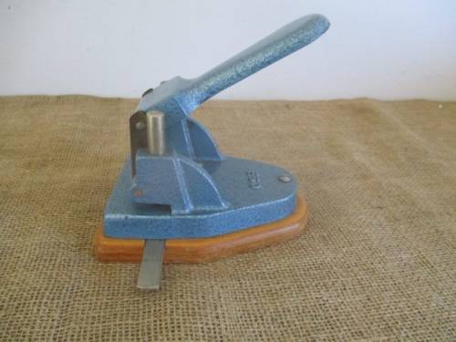 Nice Vintage Cast Iron Eso Paper Punch