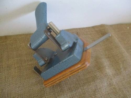 Nice Vintage Cast Iron Eso Paper Punch