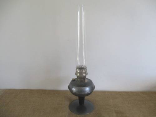 Beautiful Vintage Aladdin Model 23 Heelless Oil Lamp With Chimney   US Patent 3551086    2000 - 2015