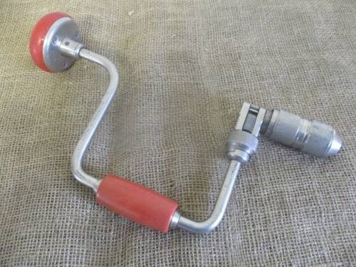 Lovely Vintage Millers Falls No 1950 Hand Brace Drill   Millers Falls Co, Greenfield, Mass. USA