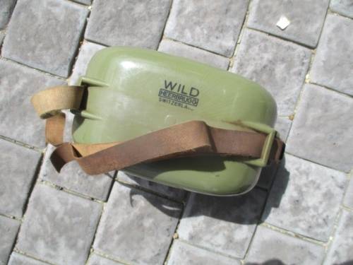 Complete Vintage Wild Heerbrugg NK10 - 105945 Switzerland Dumpy Level On Original Wooden Tripod