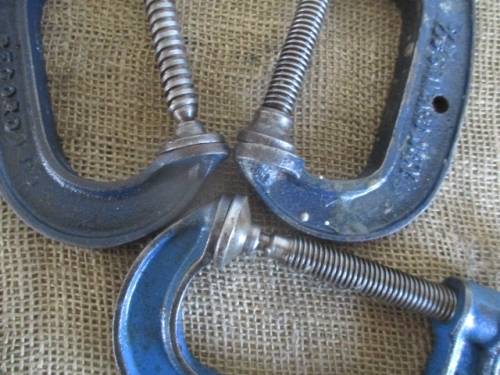 Three Handy And Good Quality 3" / 75mm G-Clamps
