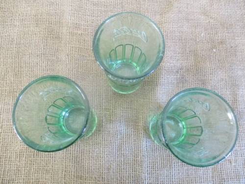 A Collection Of Three Collectable Coca Cola Glass Tumblers