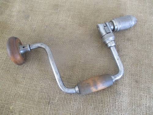 Real Vintage Stanley Hand Brace Drill No 945 - 10 Inch               Made In USA