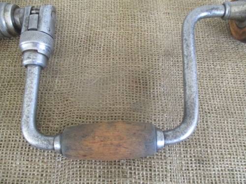 Real Vintage Stanley Hand Brace Drill No 945 - 10 Inch               Made In USA