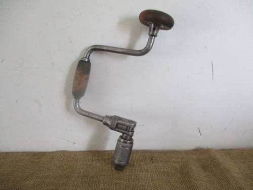 Real Vintage Stanley Hand Brace Drill No 945 - 10 Inch               Made In USA