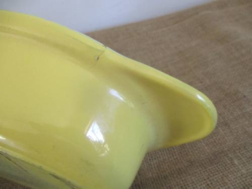 For Lifetime......This Beautiful Vintage Enamel Cast Iron Oval Casserole