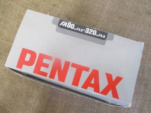 Relisted - Pentax SMC FA 80mm F4.5 - 320mm F5.6 Zoom Lens             MIB