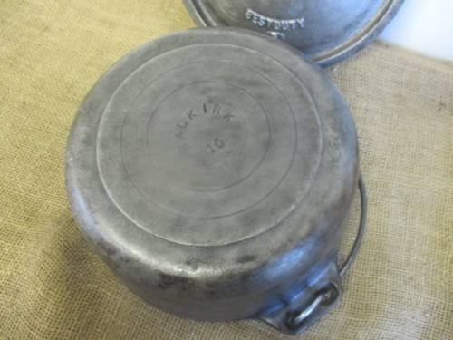 Simply The Best For Potbrood...... Real Good Size Cast Iron Flat Bottom Pot
