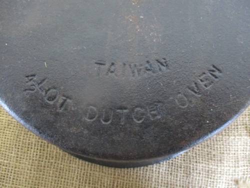 Undoubtedly The Best For Potbrood.....Nice Size Taiwan 41/2 Qt Dutch Oven Cast Iron Flat Bottom Pot
