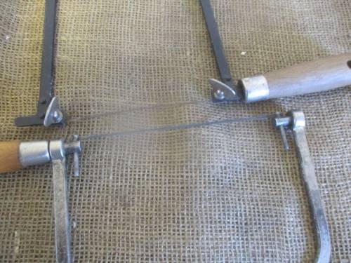 Beautiful Somta 12" Deep Fret Coping Saw & Eclipse No 7 CP 5" Coping Saw