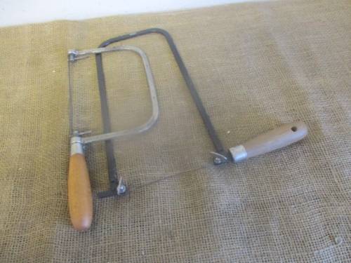 Beautiful Somta 12" Deep Fret Coping Saw & Eclipse No 7 CP 5" Coping Saw