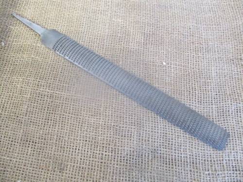 Stanley Sunform 21-122 Plane File And Two Nicholson Hand-Cut Carpenters Rasps