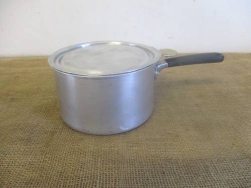 Another Very Rare Genuine Vintage Pure Aluminum Lidded Pot   Made In England