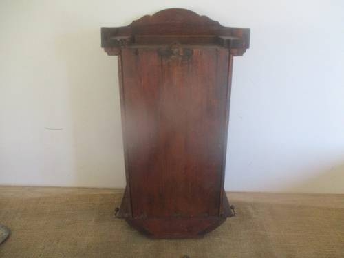 Real Beautiful Vintage Wall Clock With Key     Early 1900's