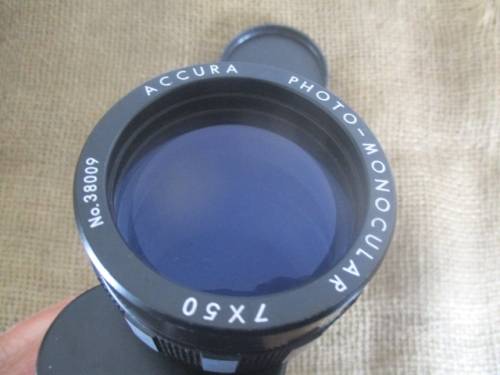 Beautiful Vintage Acurra Photo - Monocular   7 x 50   No 38009        Made In Japan