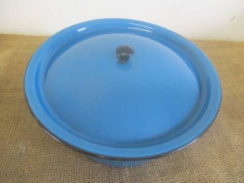 Bid For Bonjourparis Only - Beautiful Old Lidded Enamel Goldfish Brand Dish          Made In China