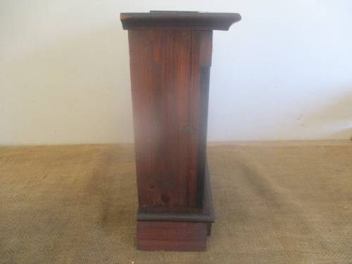 Very Old Vintage Wall Clock With Key             Early 1900's